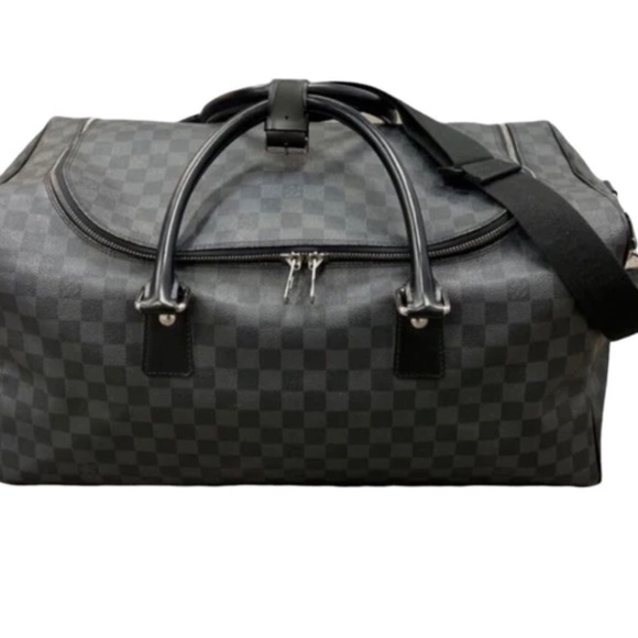 Louis Vuitton Damier Graphite Roadster 50 Canvas & Leather Duffle - Picture 2 of 4